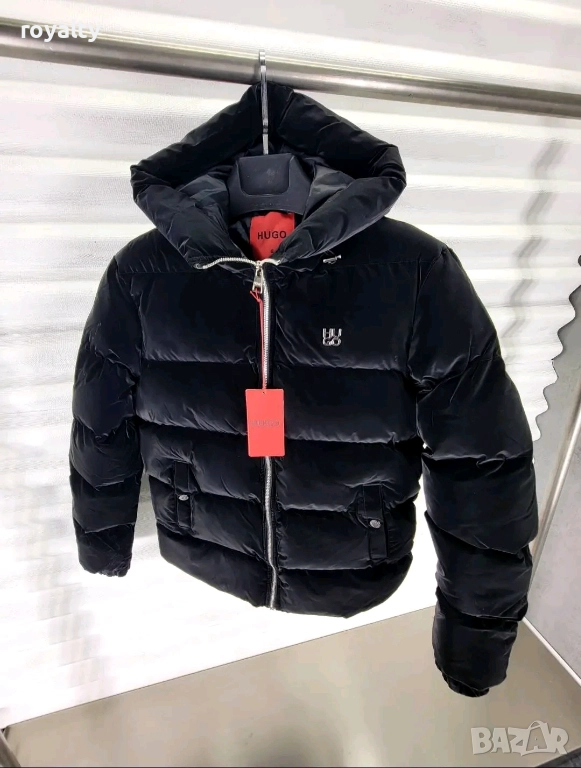 Hugo Boss Мъжко Черно Зимно Яке , снимка 1