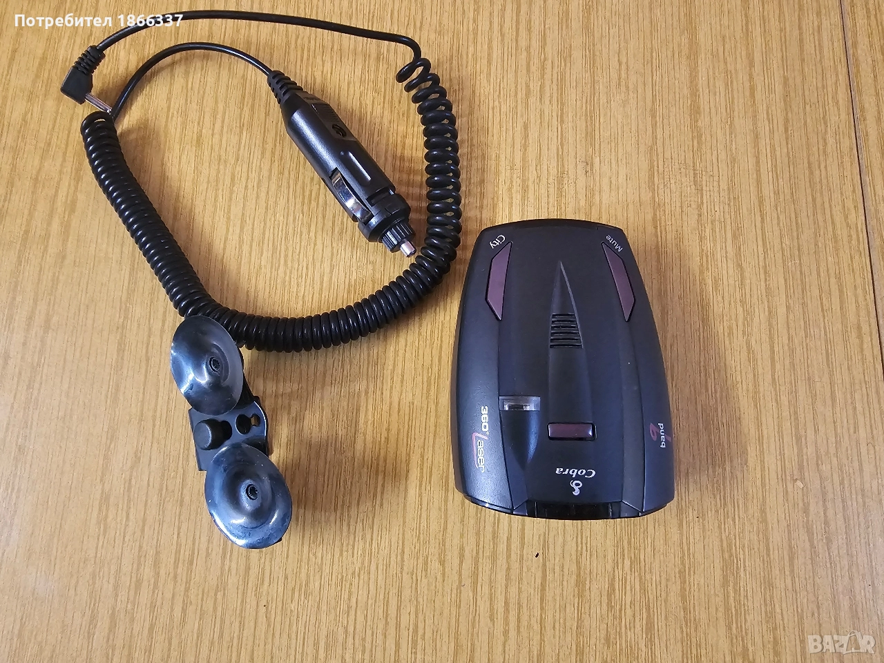 Радар детектор Laser 360, 9 band, снимка 1