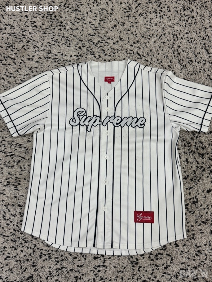Мъжко SUPREME RHINESTONE JERSRY. Размер M, снимка 1