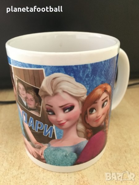 Детска чаша Елза и Анна Замръзналото кралство Frozen!, снимка 1