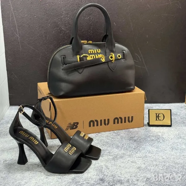 сандали на ток Miu miu, снимка 1