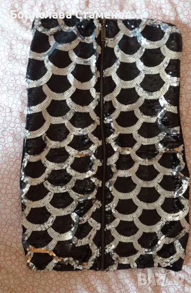 Парти рокля с пайети, снимка 1