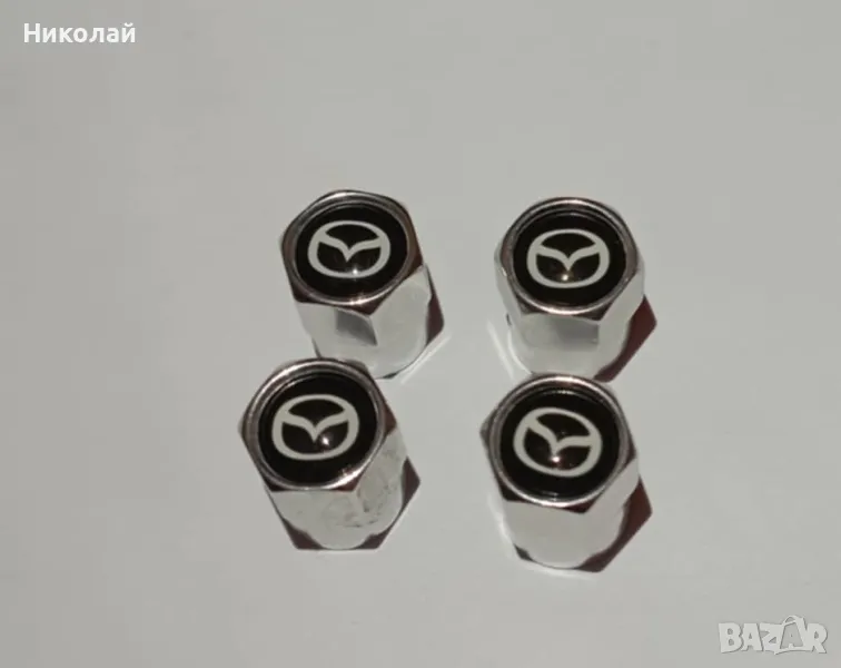 4 бр. Капачки за вентили Мазда , Mazda капачки за винтили, снимка 1