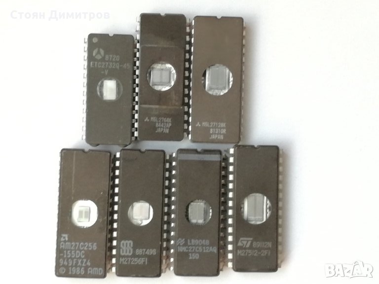 EPROM 2708, 2716, 2732, 2764, 27C256, 27512, 27010, 27C020, снимка 1