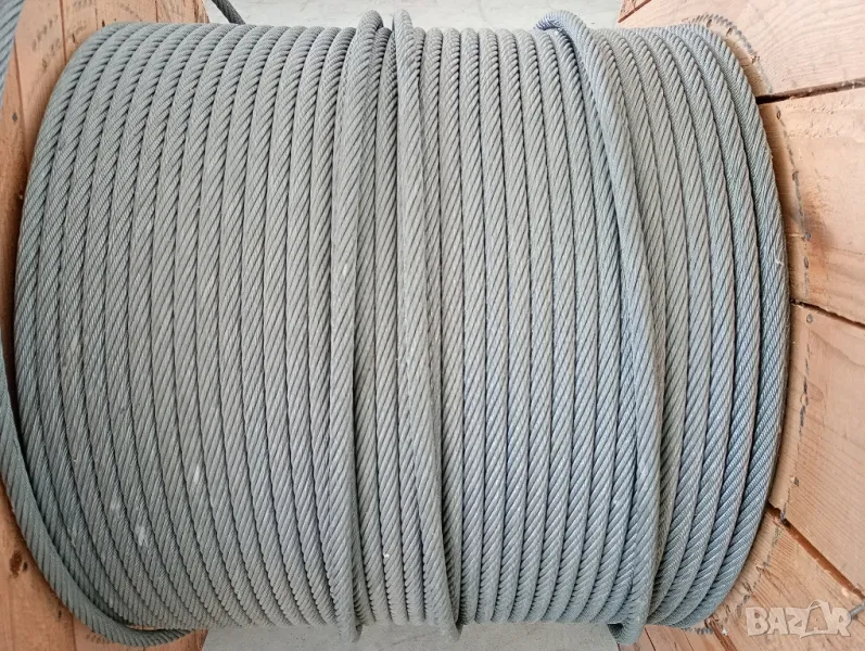 Стоманено въже Ф 16 - 6лв. , снимка 1