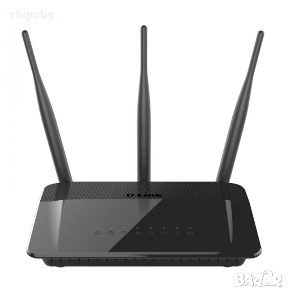 Рутер, D-Link Wireless AC750 Dual Band 10/100 Router with external antenna, снимка 1