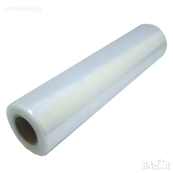 Стреч фолио 23 микрона, 50см ширина, 3,2 кг ролка, снимка 1