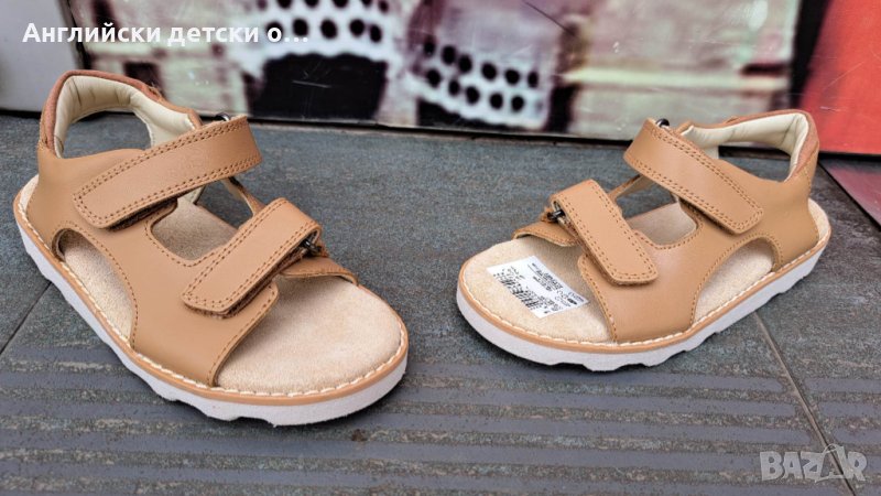Английски детски сандали естествена кожа-CLARKS , снимка 1