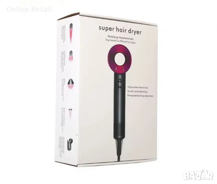 Сешоар Super Hair Dryer с йонизираща функция "Dyson" , снимка 1