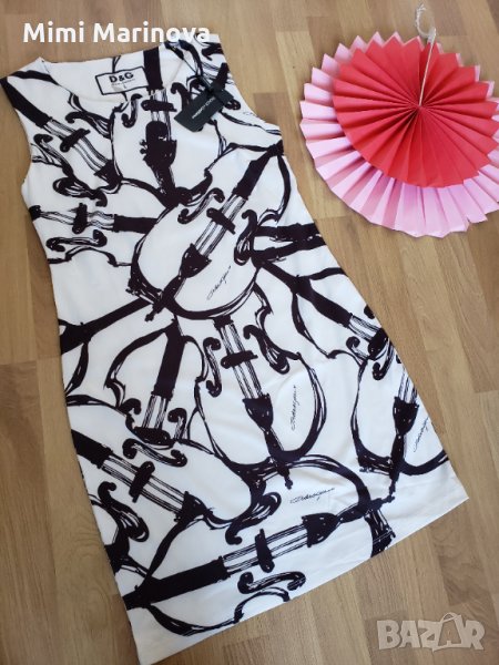  Рокля D&G  с флорални елементи, снимка 1