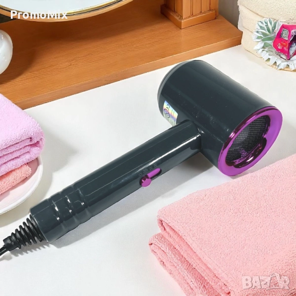 Сешоар Hibima XL2000 800W Туристически малък сешоар йонизация, снимка 1