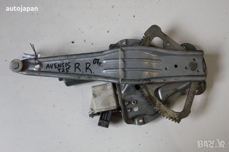Заден десен електрически стъклоповдигач Тойота авенсис т25 07г Toyota avensis t25 2007, снимка 1