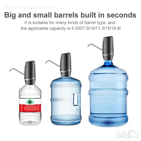 Автоматична помпа с Голяма батерия , снимка 1