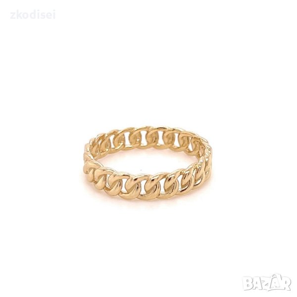 Златен дамски пръстен 2,20гр. размер:54 14кр. проба:585 модел:21881-4, снимка 1