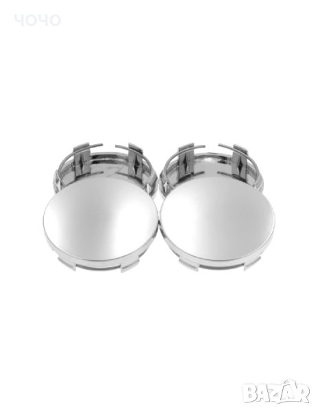 Универсални Капачки за Джанти 56, 58, 60, 62 мм. Цвят: Хром. Комплект 4 бр. НОВИ!, снимка 1