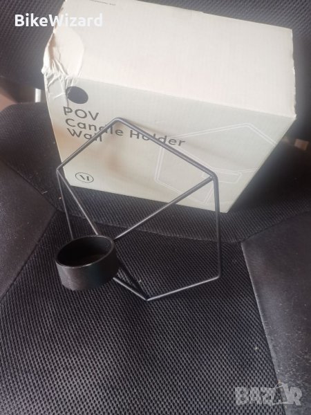 Стойка за свещ метална  за стена НОВА, снимка 1