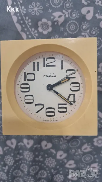 Часовник-будилник Ruhla GDR , снимка 1