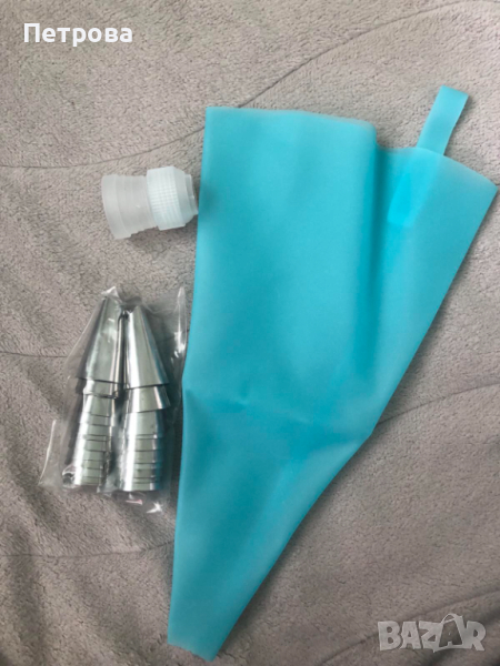 Комплект накрайници за пош – 24 бр. с адаптер и силиконов пош, снимка 1