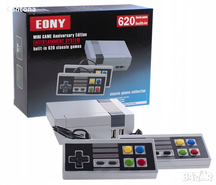 Телевизионна игра със 620 вградени класически игри + 2 джойстика, снимка 1
