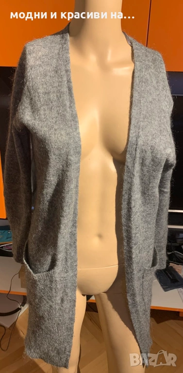 Дълга жилетка мохер и вълна Esprit, S, снимка 1