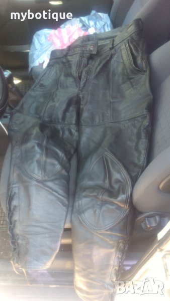 Мото панталон естествена кожа, снимка 1