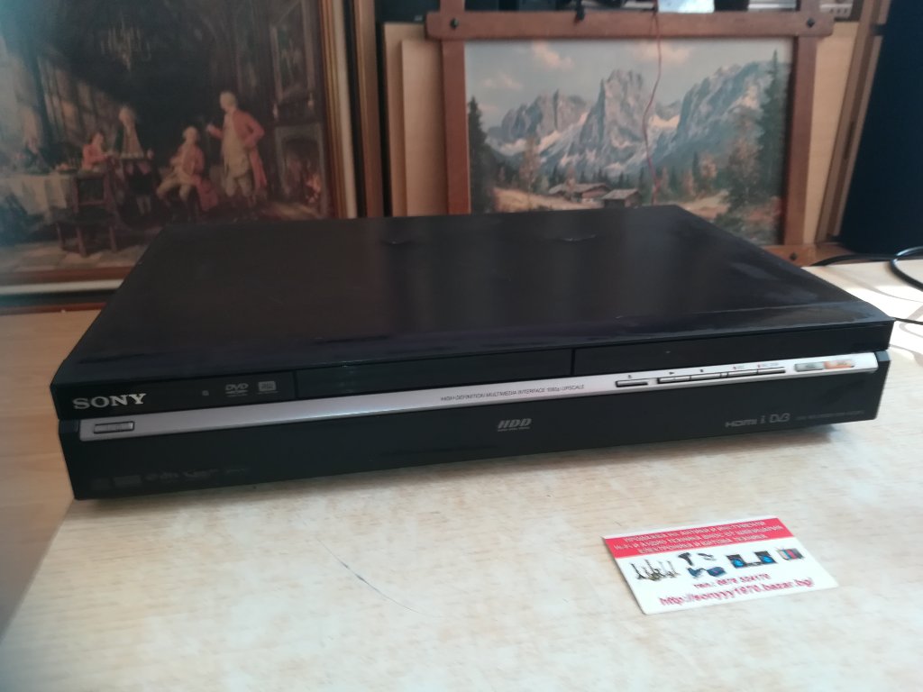 SONY RDR-HXD870 DVB/USB/HDMI/HDD/DVD RECORDER 0503211618 в Плейъри, домашно  кино, прожектори в гр. Видин - ID32052177 — Bazar.bg