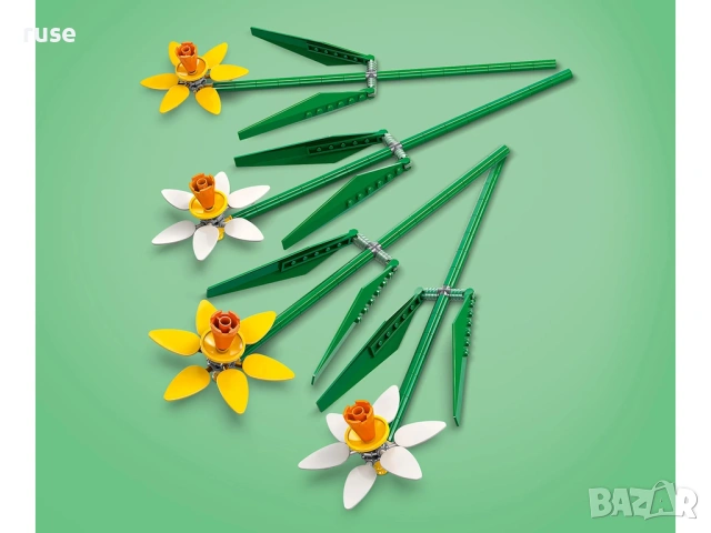 НОВИ! LEGO® Iconic 40747 Нарциси букет, снимка 5 - Конструктори - 54123786