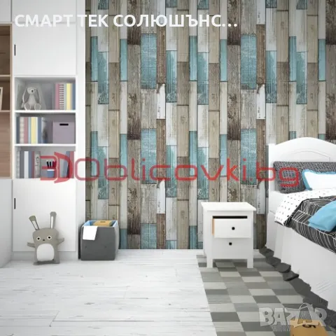Самозалепващи тапети с дървесни акценти, снимка 2 - Облицовки - 48729237
