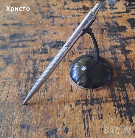 поставка, стойка за химикалка и пишещи Montblanc Монблан оригинална, черна, Германия, снимка 6 - Органайзери за бюро - 44352979