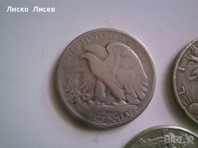 3 броя 1/2 долар (1943-1945), снимка 3 - Нумизматика и бонистика - 44596827