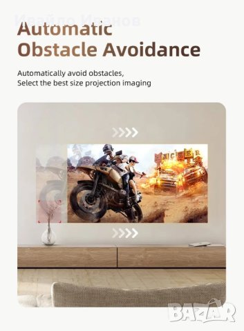 150''HD Android Panda Stella проектор + 92" екран, снимка 11 - Плейъри, домашно кино, прожектори - 42882941