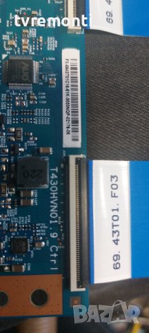 TCON Board T430HVN01. 9 Ctrl BD  43T01-C0A - SONY KDL-43WD757 , снимка 2 - Части и Платки - 38268559