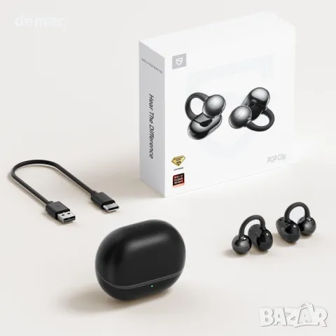 SoundPEATS Ear Clip Слушалки Bluetooth 5.4, отворени слушалки IPX5 Водоустойчиви, снимка 7 - Безжични слушалки - 48898140