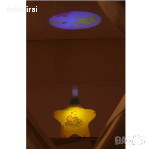 Бебешки прожектор Звездичка, снимка 3 - Музикални играчки - 56406096