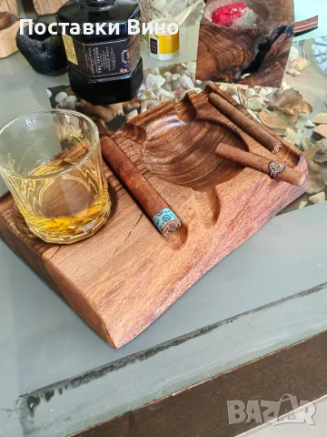 Пепелник за пури, снимка 4 - Табакери - 50203433