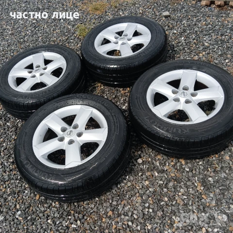 Нисан Кашкай джанти с летни гуми Кумхо, снимка 9 - Гуми и джанти - 51083947