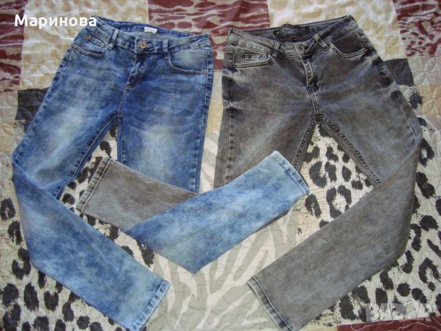 Отлични ластични дънки за момиче 11-12год., снимка 1 - Детски панталони и дънки - 30232525