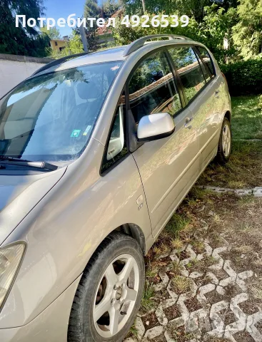 Продавам     🔥 Toyota Corolla Verso за 2100 € + 4 алуминиеви джанти с гуми БОНУС!, снимка 3 - Автомобили и джипове - 55768860