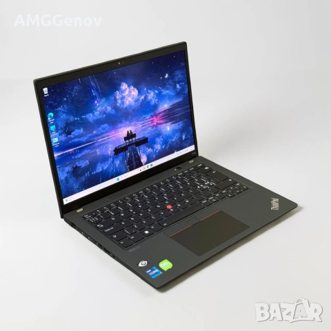 14’ FHD+IPS 500nits/i7-1360p/Thinkpad P14s g4/Nvidia RTX A500/32GB LPDDR5x/512GB SSD/Гаранция, снимка 3 - Лаптопи за работа - 54228900