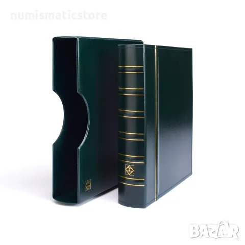 Leuchtturm Grande Classic луксозен албум с касета А4 - зелен цвят! 