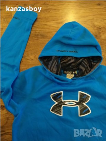 Under Armour Boys Armour Fleece Storm - страхотно юношеско горнище КАТО НОВО, снимка 3 - Детски анцузи и суичери - 35371664