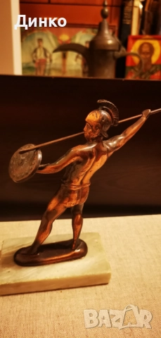 Метална фигурка на спартанския цар Леонид., снимка 11 - Колекции - 52870553