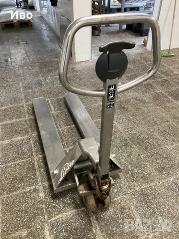 ПАЛЕТНА КОЛИЧКА LINDE-НЕРЪЖДАВЕЙКА, снимка 2 - Индустриална техника - 47931598