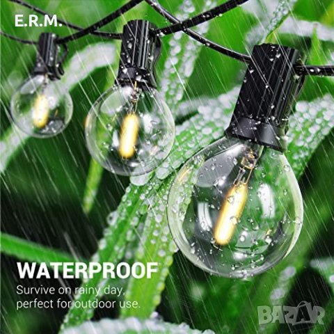 String Lights LED верига 25 крушки за парти украса празнични светлини декорация рожден ден сватба 9м, снимка 2 - Декорация за дома - 39255327