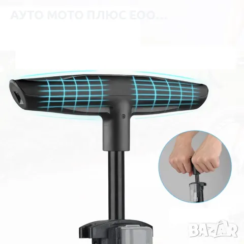 Ръчна помпа за напомпване на гуми, с манометър., снимка 3 - Аксесоари и консумативи - 47571236