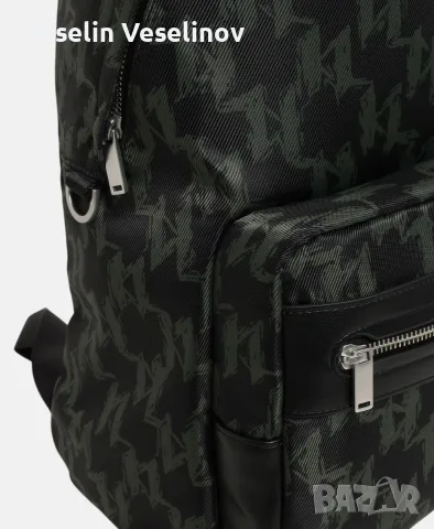 Чисто нова мъжка чанта Karl Lagerfeld Backpack K/Monogram Graphic, снимка 2 - Чанти - 56023133