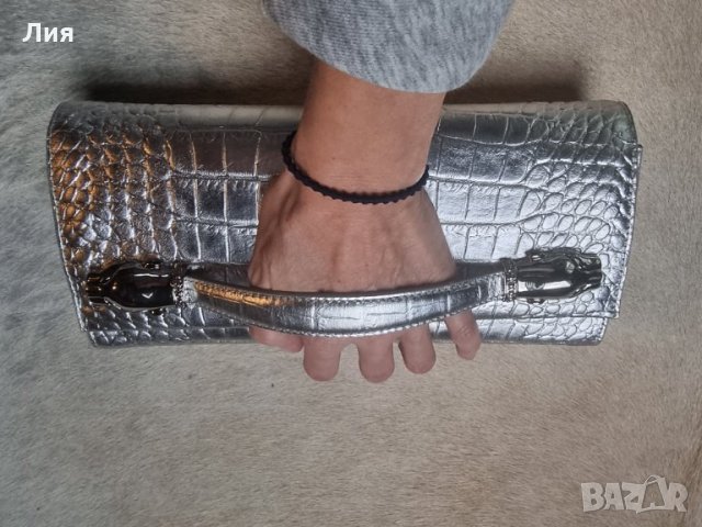 CAVALLI CLASS сребрист клъч