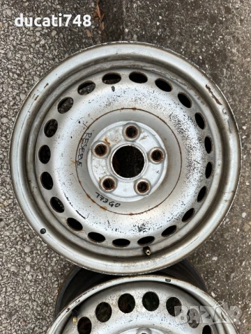 2бр. ОЕМ железни джанти 16 5х120 - VW Transporter T5 T5.1 T6 T6.1, снимка 2 - Гуми и джанти - 51359046