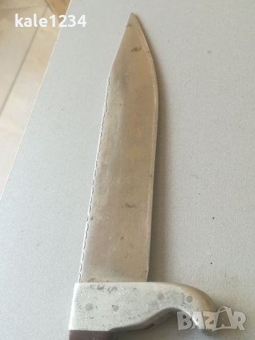 Стар български нож. Ловен. Туристически. Кован, снимка 5 - Ножове - 37503959
