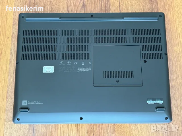 16' 2.5K Core i7-12850HX Lenovo ThinkPad P16 Gen 1 64GB DDR5/1TB NVMe/Nvidia RTX A5500 16GB, снимка 4 - Лаптопи за работа - 56121201